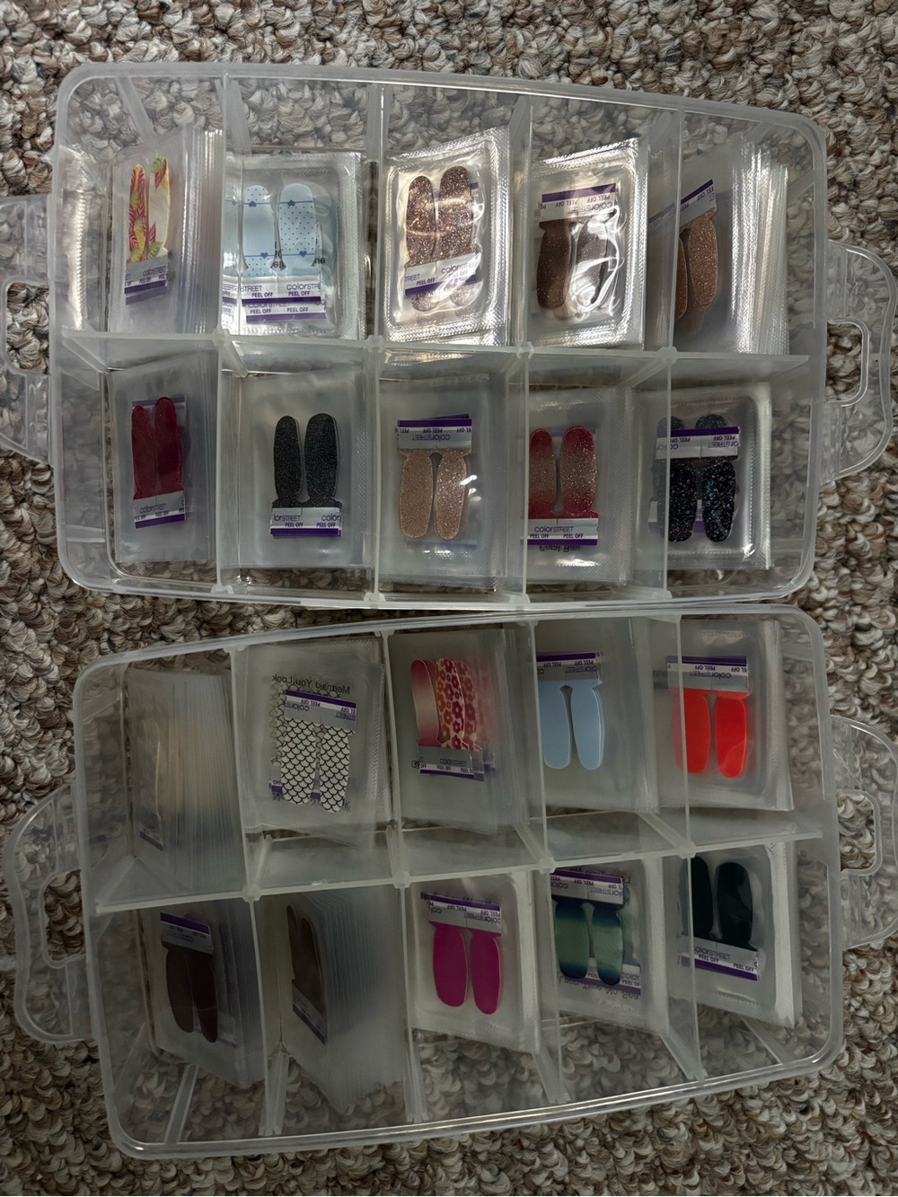 Over 250 Color Street Assorted Nail Strip Samples (Twosies)- Multicolor